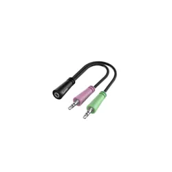 Hama Audio adapter 2 x 3-pin 3,5 mm na 4-pin 3,5 mm