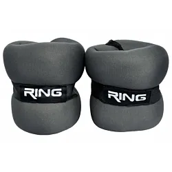 Ring Tegovi sa čičkom RX AW 2201 - 2 x 2 kg - Sivi