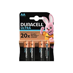 Duracell Baterije Ultra AA - 4 komada