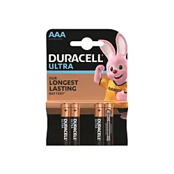 Duracell Alkalne baterije Ultra AAA - 4 komada