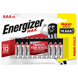 Energizer Alkalne baterije MAX AAA - 10 komada