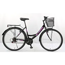 UrbanBike Bicikl Aurora - Crno-ljubičasti