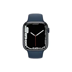Apple Watch Series 7 GPS, 45mm Blue Aluminium Case with Abyss Blue Sport Band - Regular