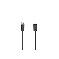 Hama USB 2.0 produžni kabl 0,75 m - Crni