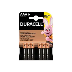 Duracell Alkalne baterije Basic AAA LR03 / MN2400 - 6 komada