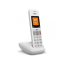 GIGASET Bežični telefon E390 Beli