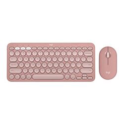 Logitech Komplet tastatura i miš Pebble 2 US - Roze