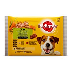 Pedigree Kesice za pse piletina i govedina 4 x 100 g