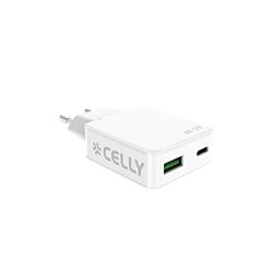Celly Kućni punjač sa GaN tehnologijom SLIMTC1C1A45WWH - 45 W