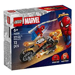 LEGO Spajdermen protiv Goust Rajdera na motociklu LE76335