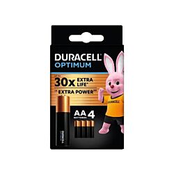 Duracell Baterije Optimum LR06 AA 4/1