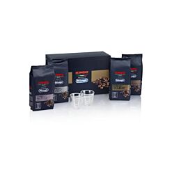 DeLonghi Kimbo Set kafa i espresso čaše (4 x 250 g + 2 čaše)