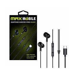 Max Mobile Slušalice WE08TYPE-C - Crne