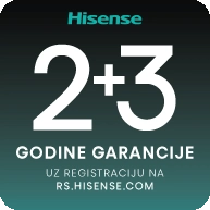 Hisense 2+3 godine garancije - Bela tehnika