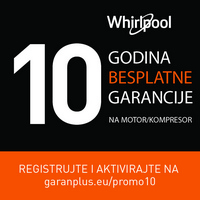 Whirlpool 10 godina garancije na motor